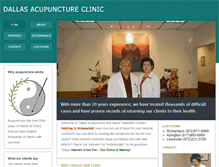 Tablet Screenshot of dryehacupunctureclinic.com